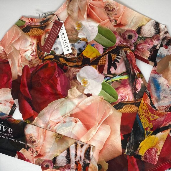 Alice + Olivia Kelly Dabbah Delaina Top Small NWT $295 - Picture 10 of 10